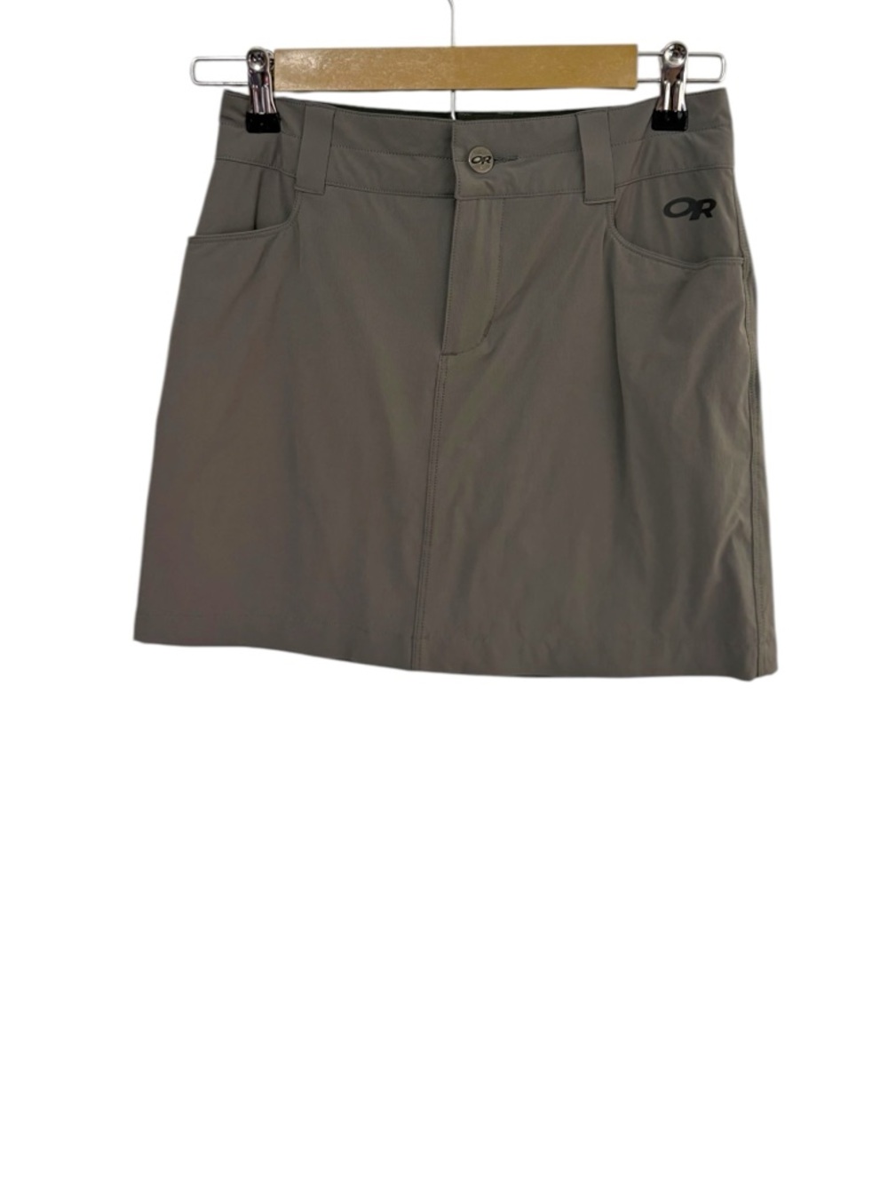 Outdoor Research Size 0 Gray Ferrosi Skort Outdoor Hiking Travel Tennis Golf